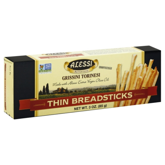 Alessi - Thin Original Breadsticks, 3 Oz | Pack of 12