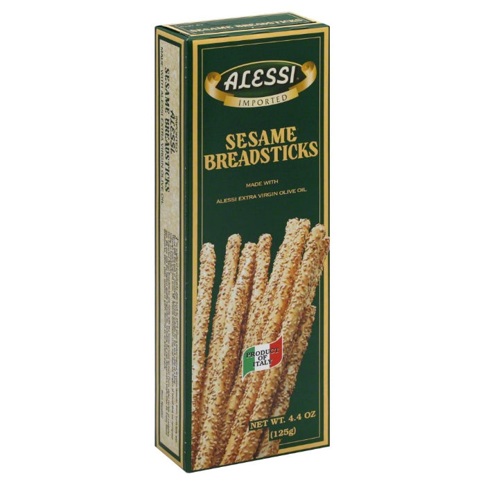 Alessi - Thin Sesame Breadsticks, 4.4 Oz | Pack of 12