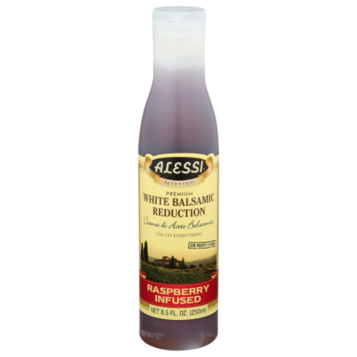 Alessi - White Raspberry Balsamic Vinegar Reduction, 8.5 oz | Pack of