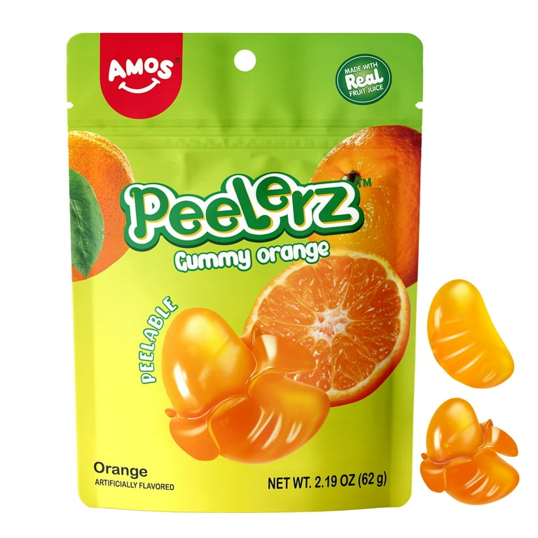 Amos Peelerz Gummy Orange