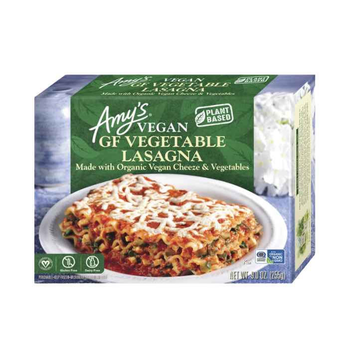 Delicious Amy's Lasagne with Daiya Cheeze - Vegan Friendly