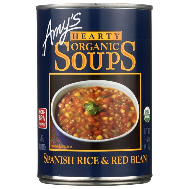 Amy's - Hearty Organic Soups Spanish Rice And Red Bean, 14.7 Fl Oz | P
