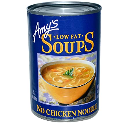 Amy's - Organic Low Fat Soup No Chicken Noodle, 14.1 Fl Oz | Pack Of 1