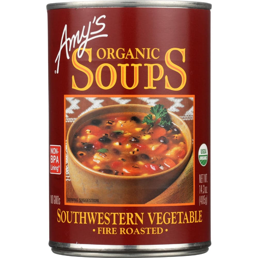 Amy's - Organic Fire Roasted Southwestern Vegetable Soup, 14.7 Oz