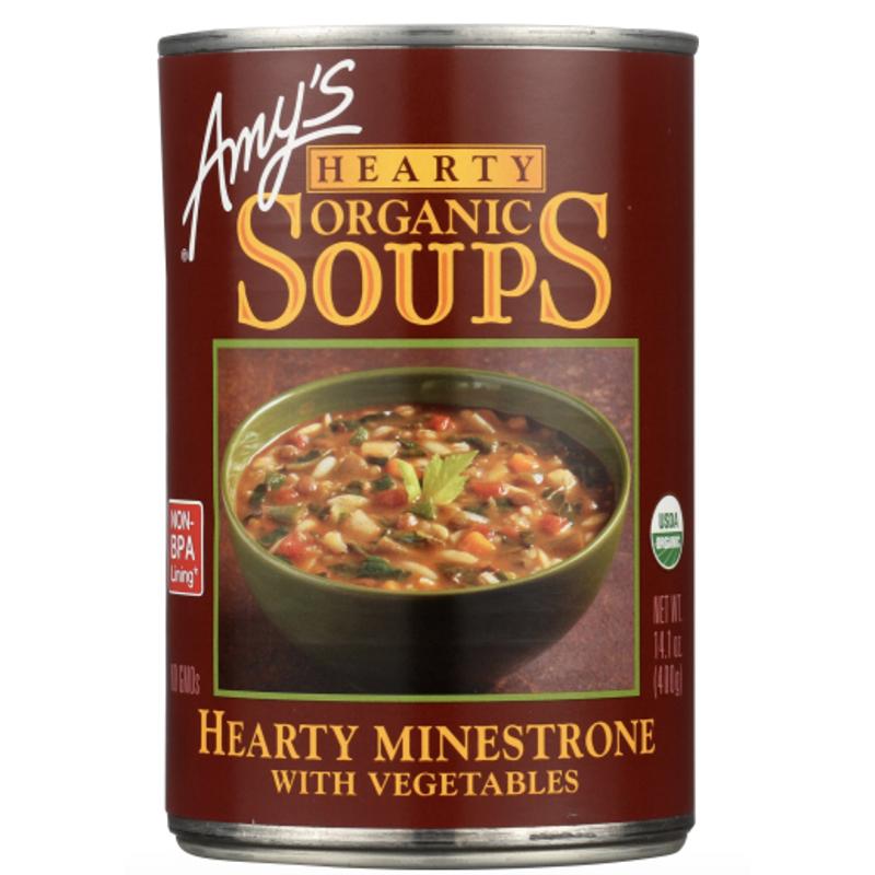 Amy's - Heart Minestrone Veggie Soup, 14.1 oz