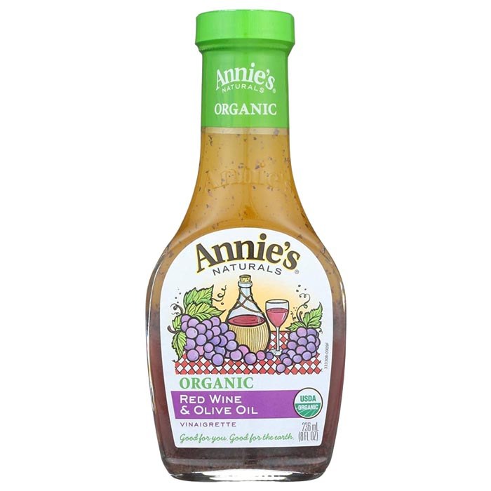 Annie's Homegrown - Organic Red Wine & Olive Oil Vinaigrette, 8 fl oz