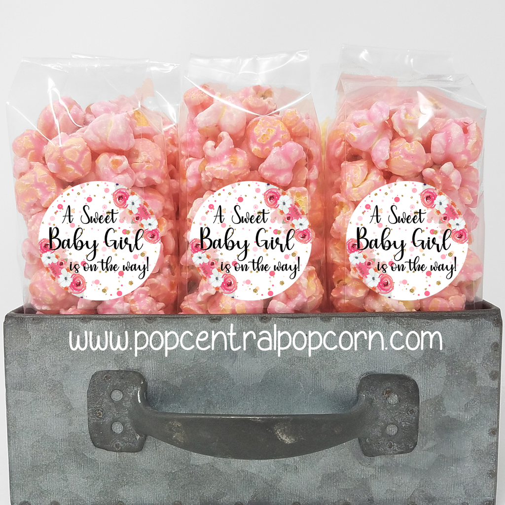 A Sweet Baby Girl is on the Way - Baby Shower Favors