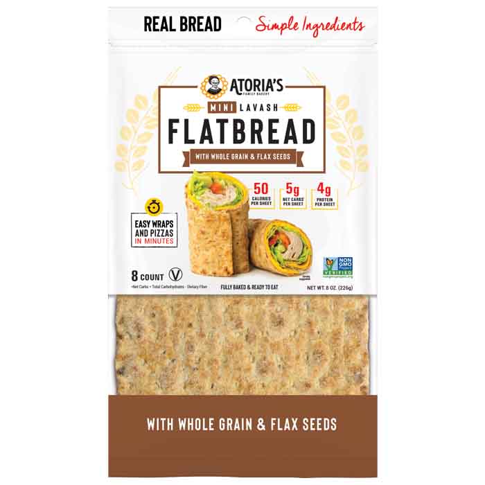 Atorias - Lavash, 8oz | Multiple Flavors | Pack of 8