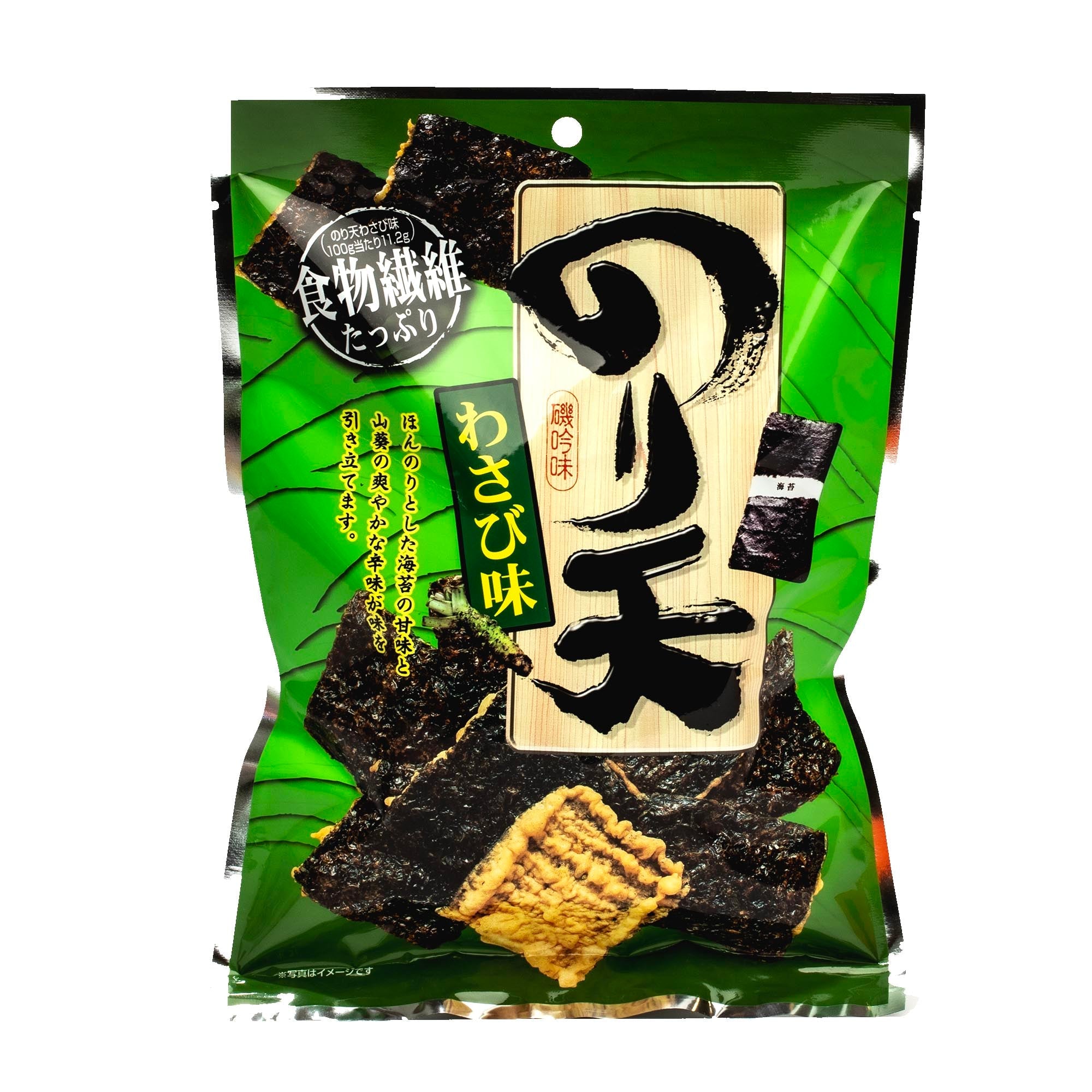 Ohgiya Noriten Seaweed Tempura Chips: Wasabi
