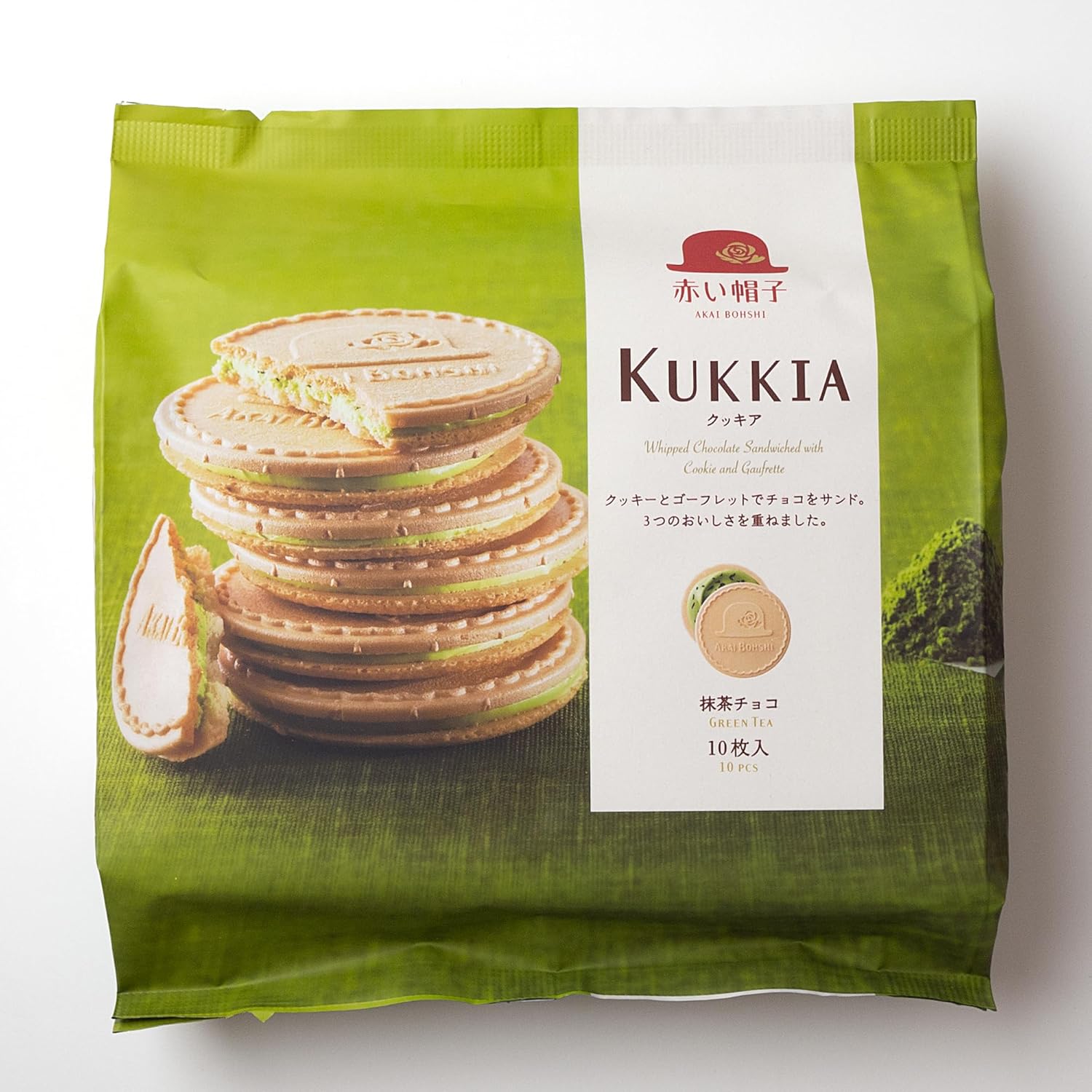 Kukkia Crepe Cookie: Matcha Chocolate