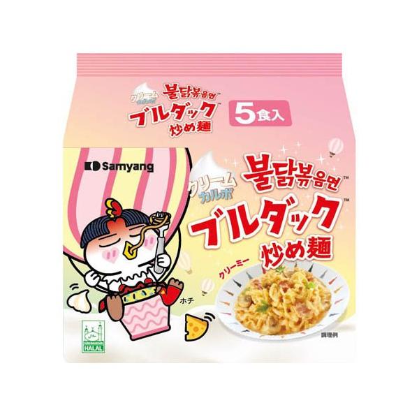 Samyang Buldak Ramen: Cream Carbonara Hot Chicken (5-pack, 24.7oz)
