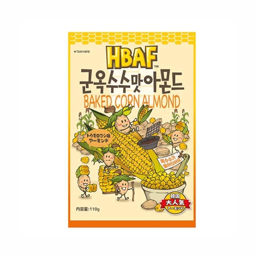 HBAF Korean Style Almonds: Corn Flavor
