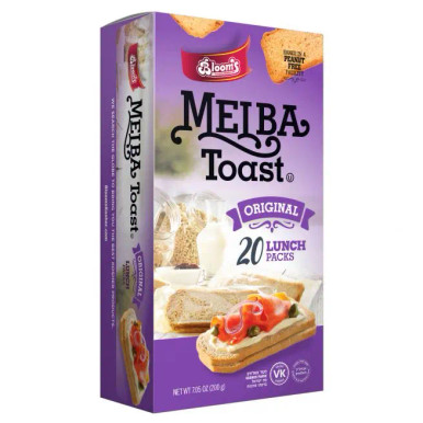 Bloom's Original Melba Toast, 20 Lunch Packs (3 Count)