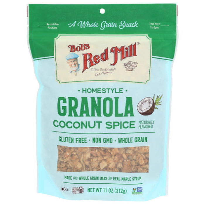 Bob's Red Mill - Granola, Homestyle, Coconut Spice, 11 OZ - Pack of 6