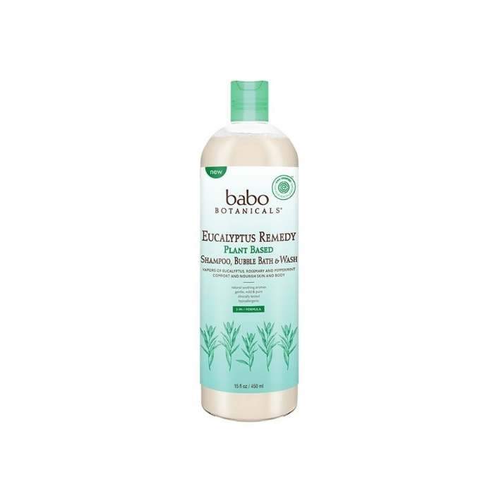Babo Botanicals - 3 in 1 Eucalyptus Remedy Shampoo 15oz