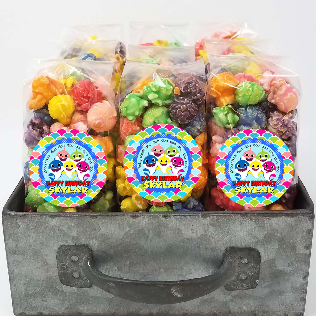 Baby Shark - Popcorn Party Favor Bags