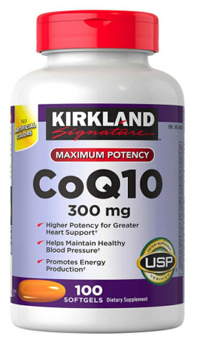 Kirkland Signature CoQ10 300 mg., 100 Softgels