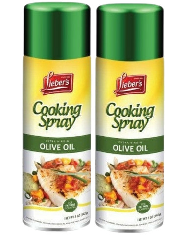 Lieber's Extra Virgin Olive Oil Cooking Spray, 5 oz (Pack of 2)