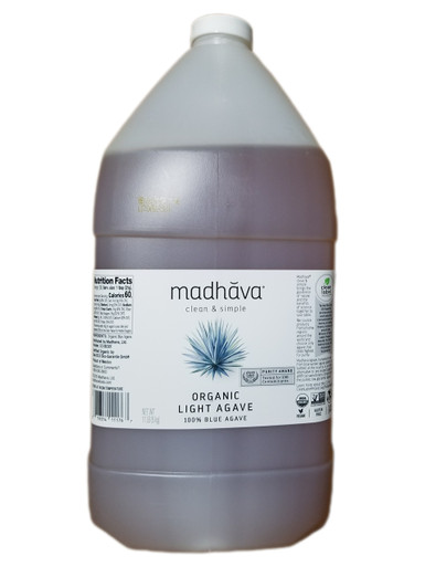 Madhava Organic Agave Nectar Light, 1 Gallon (176 oz.)