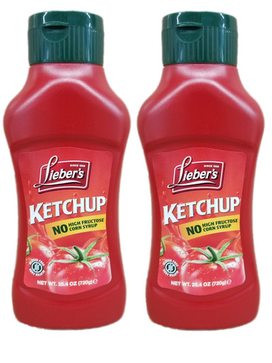 Lieber's Passover Ketchup, 25.4 oz (Pack of 2)