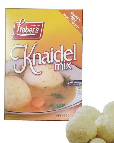 Lieber's Knaidel Mix, Gluten Free, Matzo Ball and Soup Mix, Kosher for Passover, 5 oz