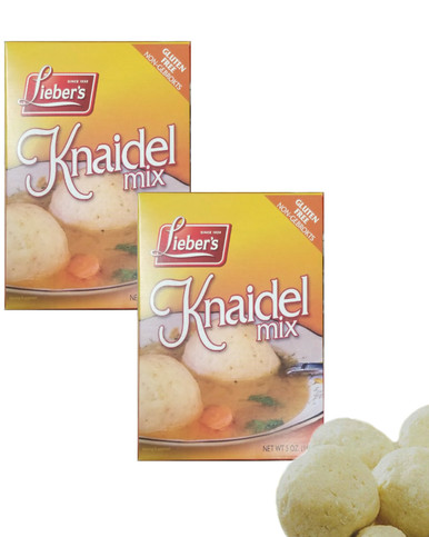 Lieber's Knaidel Mix, Gluten Free, Matzo Ball and Soup Mix, Kosher for Passover, 5 oz (Pack of 2)