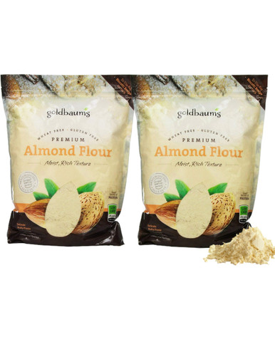 Goldbaums Blanched Almond Flour, 14 oz (Pack of 2)