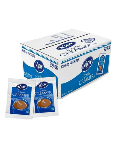 N'Joy Non-Dairy Coffee Creamer Packets, 1000 Count