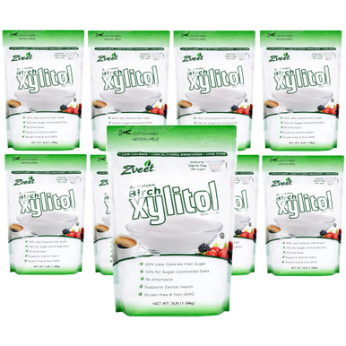 Zveet Real Birch Xylitol, 3 lb. (Case of 8)