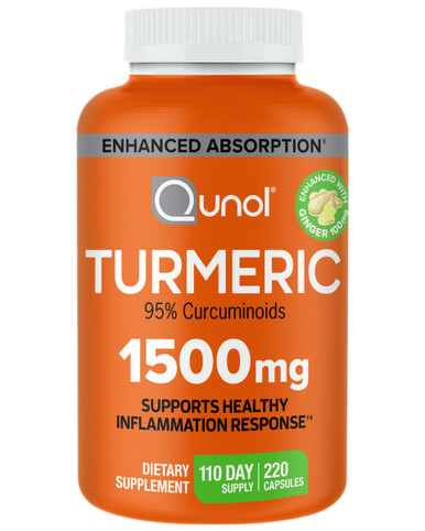 Qunol Turmeric 1500 mg, 220 Capsules