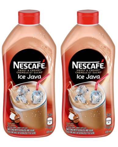 Nescafe Ice Java Coffee Syrup, 16 oz (Pack of 2)