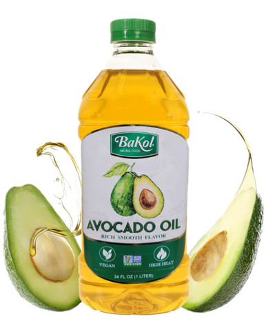 Bakol Avocado Oil, Vegan, High Heat Cooking Oil, 34 fl oz