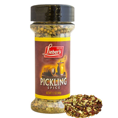 Lieber's Pickling Spice, 1.7 oz, Mixed Seasoning for Pickles and Corned Beef, Kosher for Passover