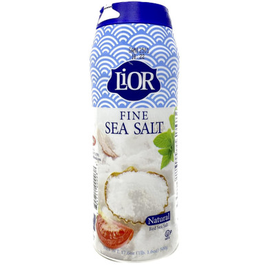 Lior Fine Sea Salt, Kosher for Passover, 17.6 oz.