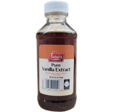Lieber's Pure Vanilla Extract, Kosher for Passover, 4 fl oz