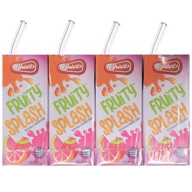 Shwartz Fruity Splash Artificially Flavored Drink, Kosher for Passover, 4 Pack