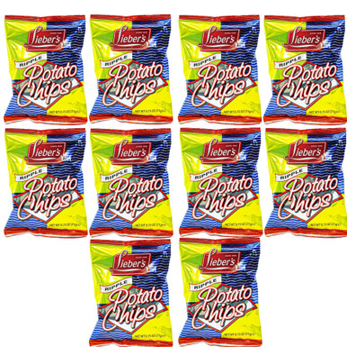 Lieber's Passover Ripple Potato Chips (Pack of 10)