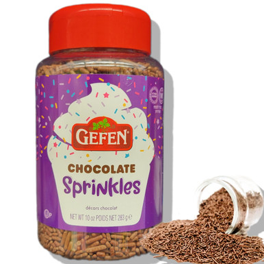 Gefen Passover Chocolate Sprinkles, 10 oz