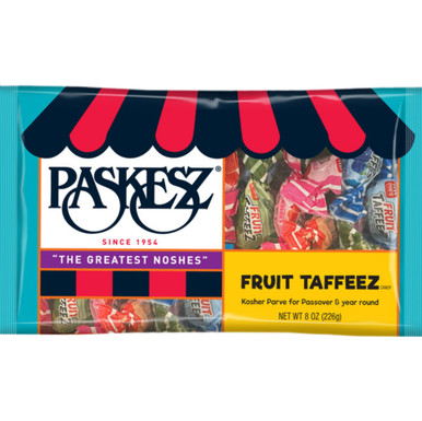 Paskesz Passover Fruit Taffys Candy, 8 oz