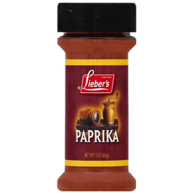 Lieber's Paprika Ground Spice, Kosher for Passover, 3 oz