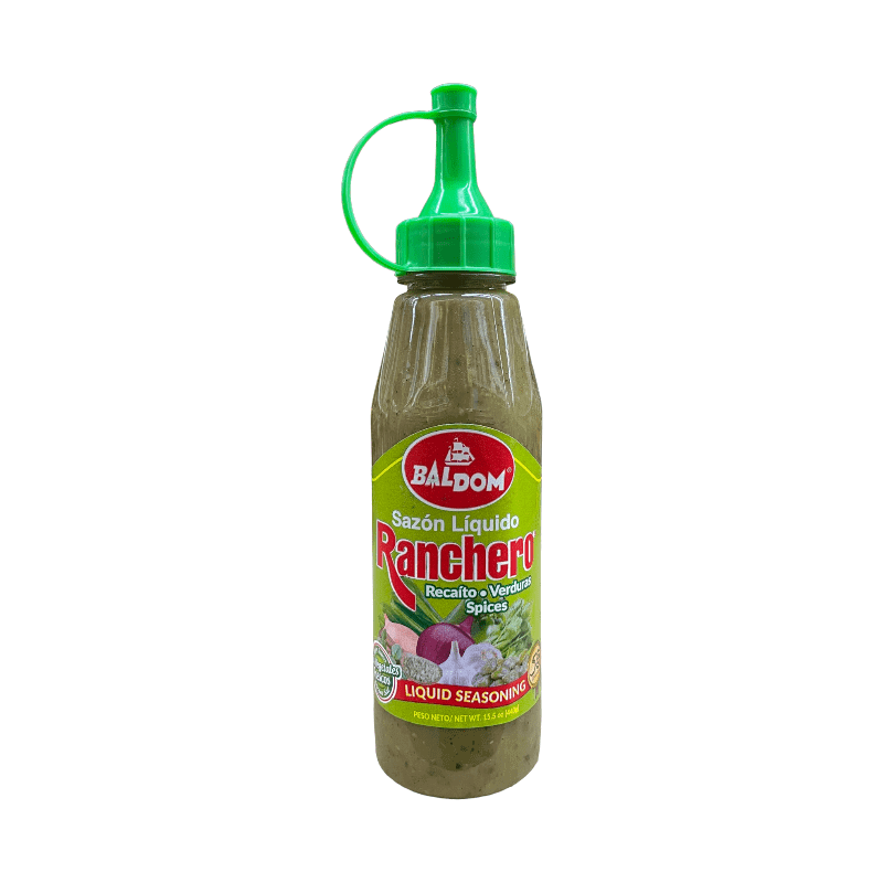Baldom Sazon Liquid Ranchero Recaito-Verduras Spices (Liquid Seasoning