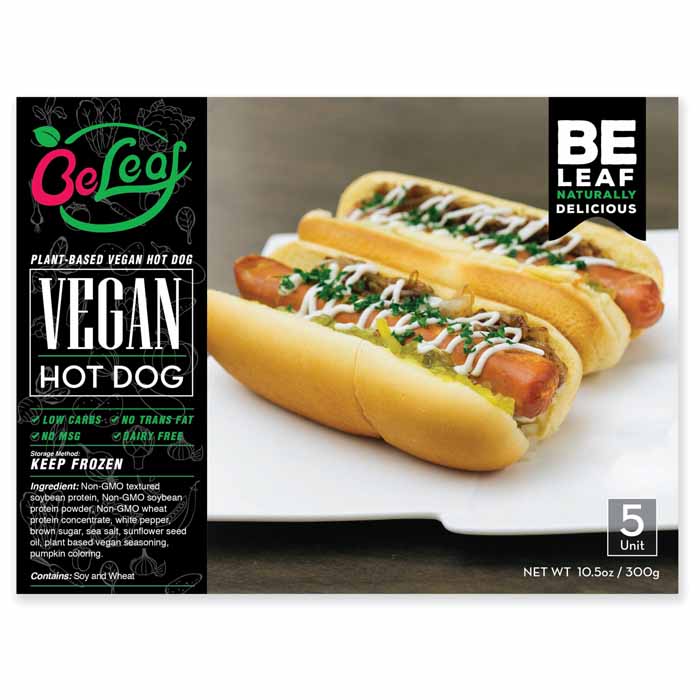 BeLeaf - Vegan Hot Dog, 10.5oz | Buy Online at PlantX Today!