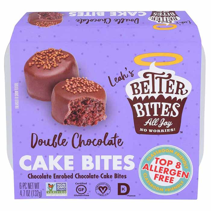 Better Bites – Double Chocolate Cake Bites, 6 Pack