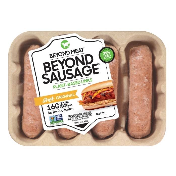 Beyond Meat - Beyond Sausage | Brat Original 14 oz - Buy It Now!