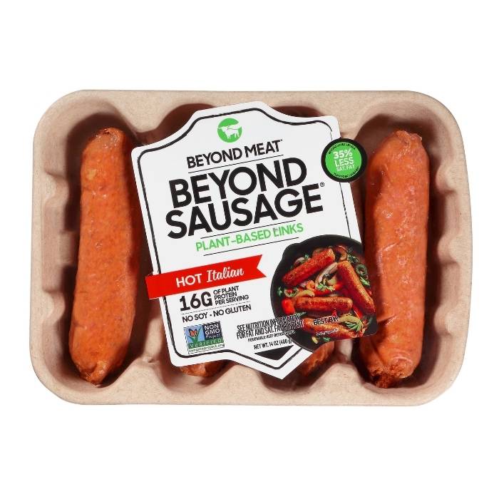 Beyond Meat - Beyond Sausage | Hot Italian, 14 oz | Buy It Now!