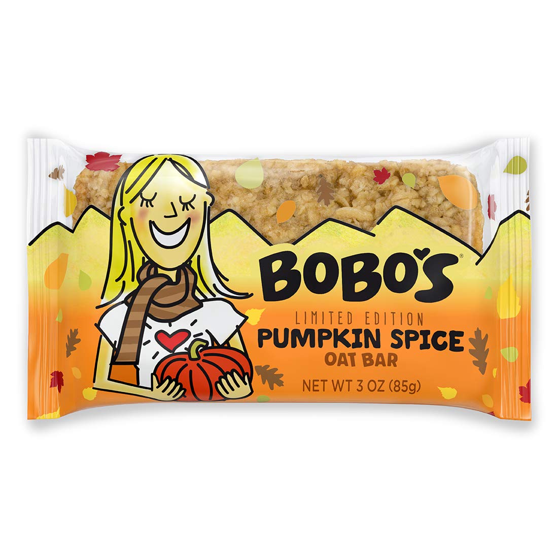 Bobos Oat Bar, Pumpkin Spice 3.00 oz | Pack of 12