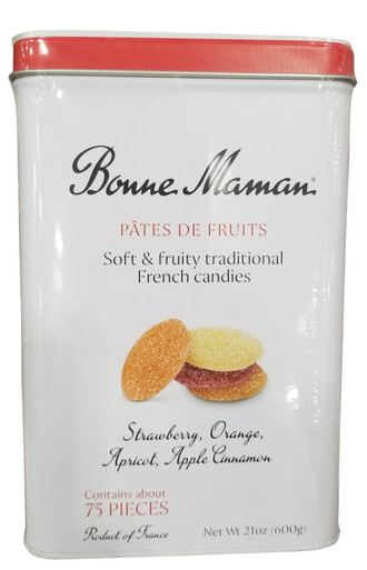 Bonne Maman Pates De Fruits Fruit Gels, 21 oz. Tin