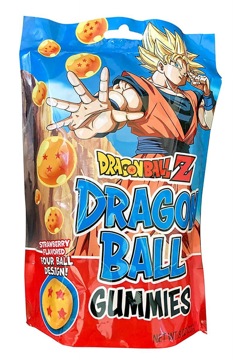 Dragon Ball Z Strawberry Four Ball Gummies