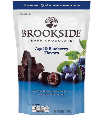 Brookside Dark Chocolate Acai & Blueberry Flavors, 32 oz.