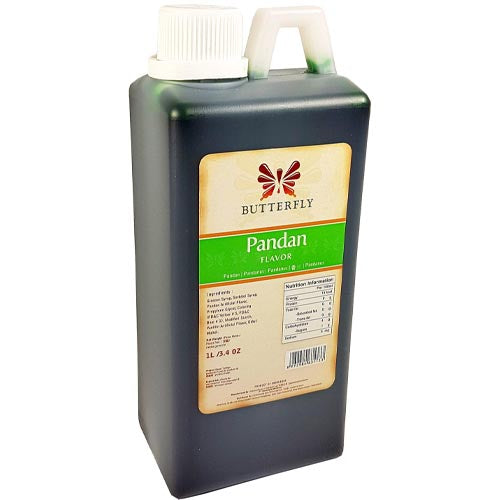 Butterfly - Pandan Flavor Paste BIG - 1 Liter